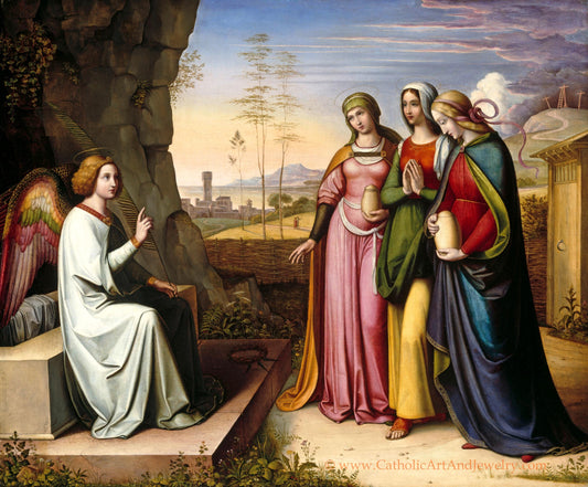 New! Three Marys at the Tomb – by Peter von Cornelius – Catholic Gift – Archival Quality