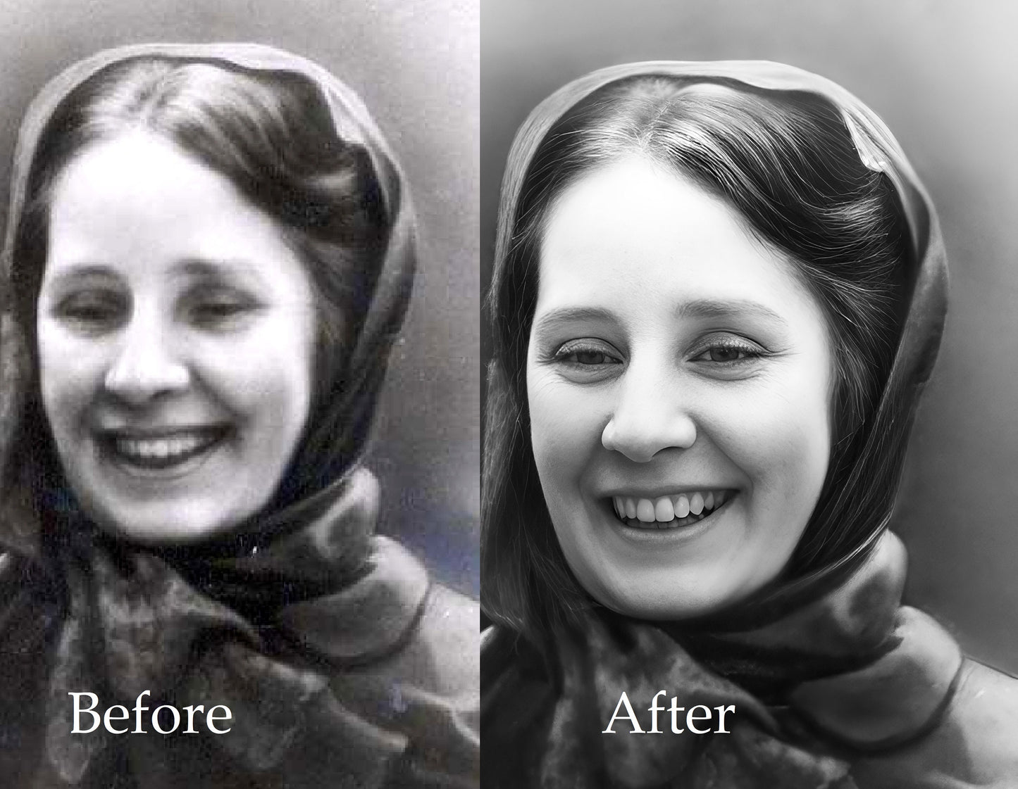 Blessed Conchita – Vivid Photo Restoration! – Exclusive – Archival Quality