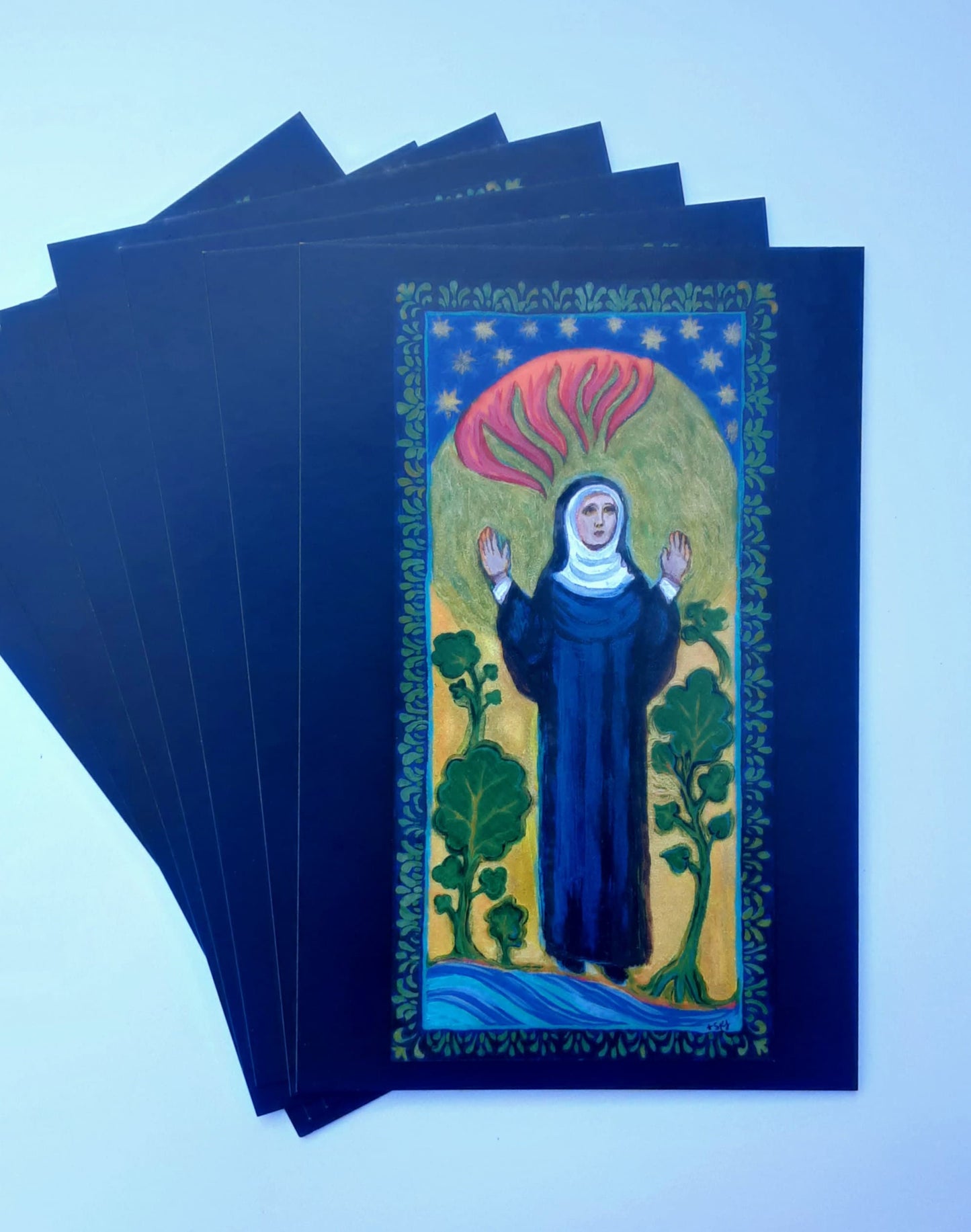 Hildegard von Bingen 3 or 10 Postcards
