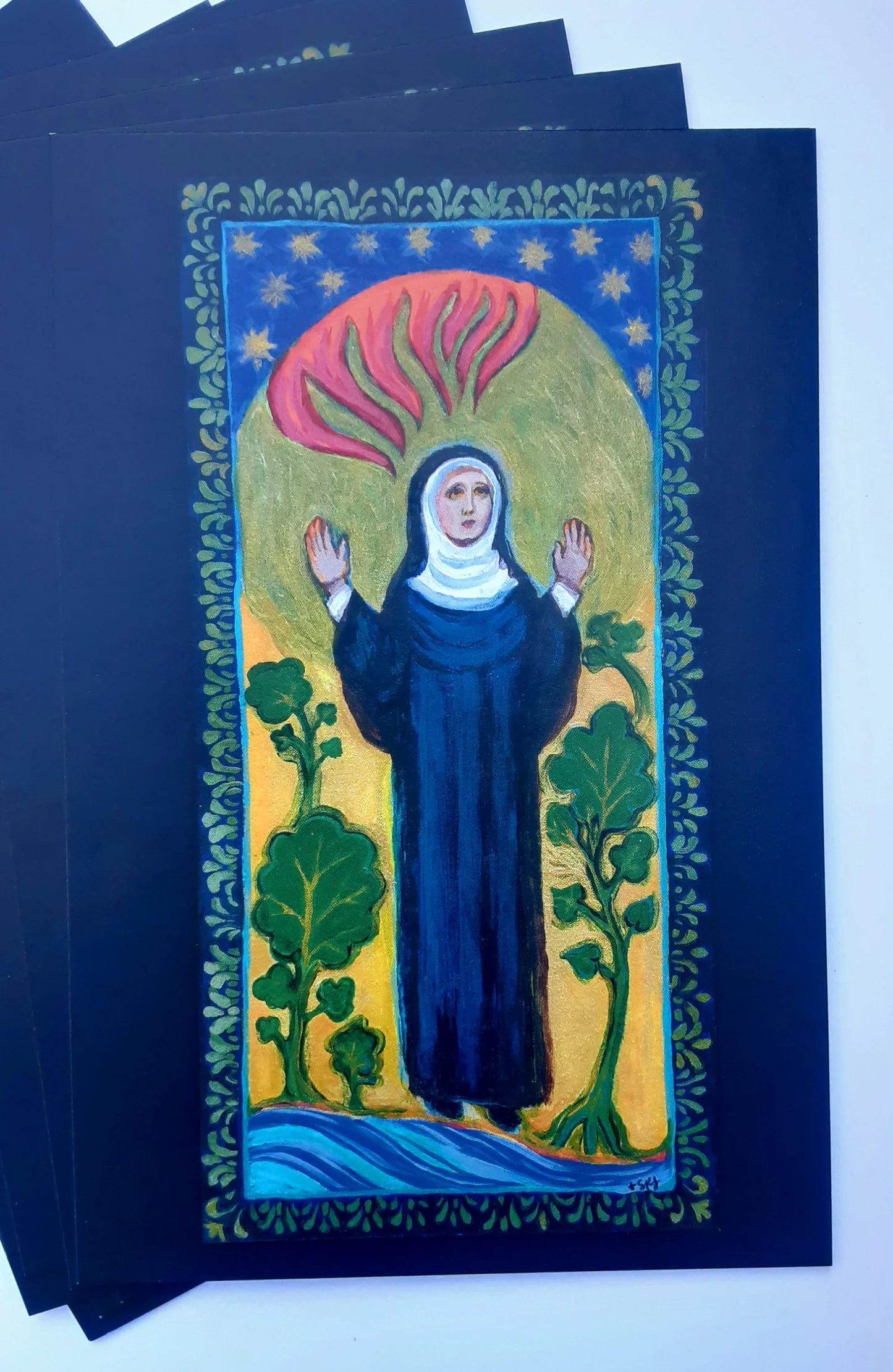 Hildegard von Bingen 3 or 10 Postcards