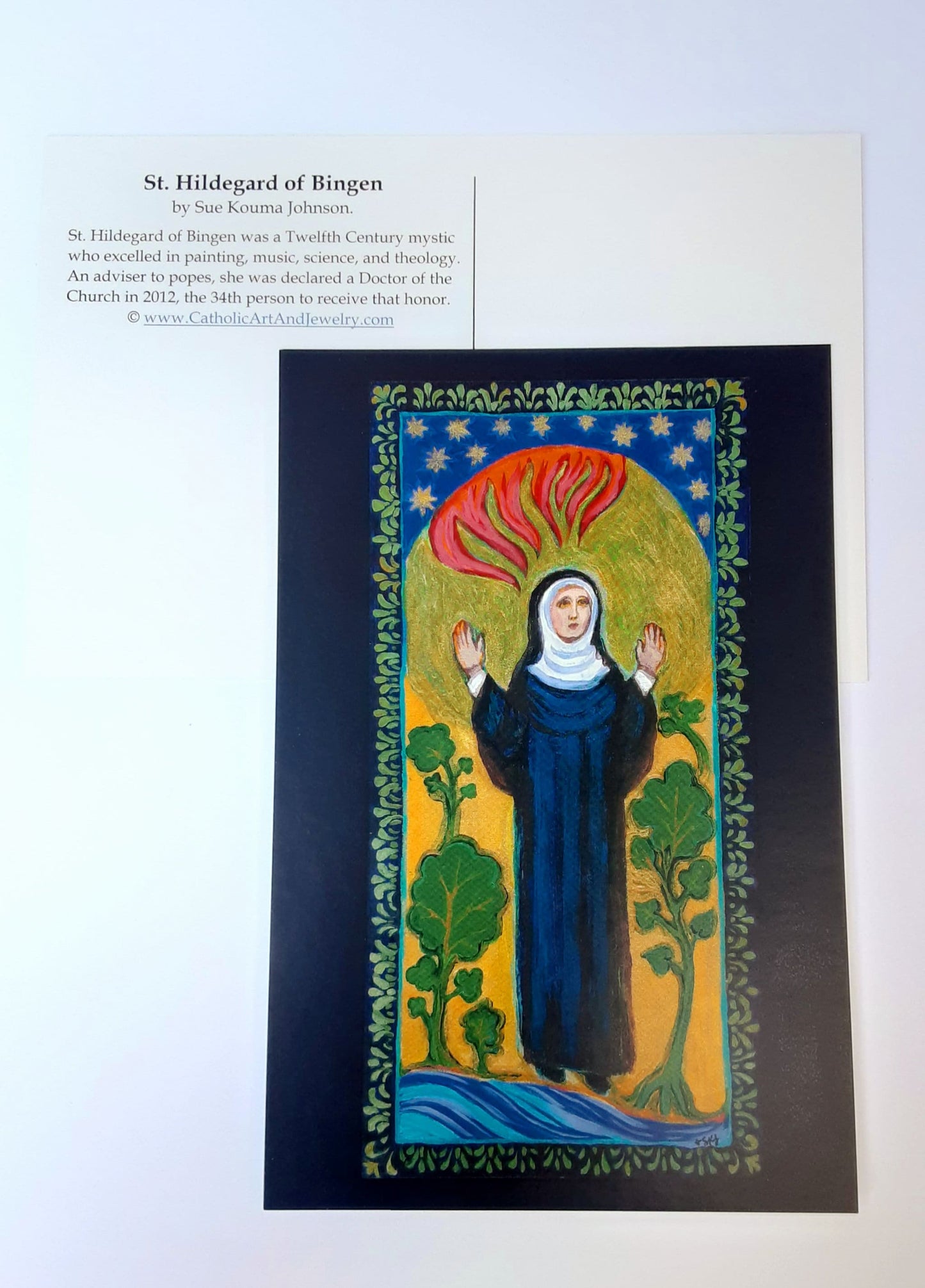 Hildegard von Bingen 3 or 10 Postcards