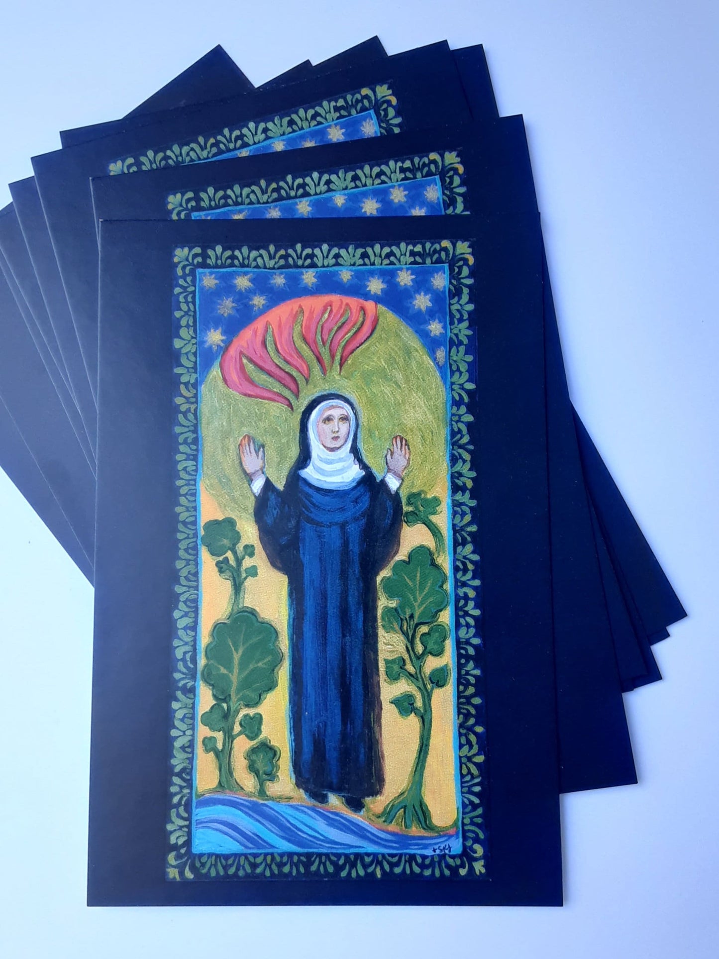 Hildegard von Bingen 3 or 10 Postcards