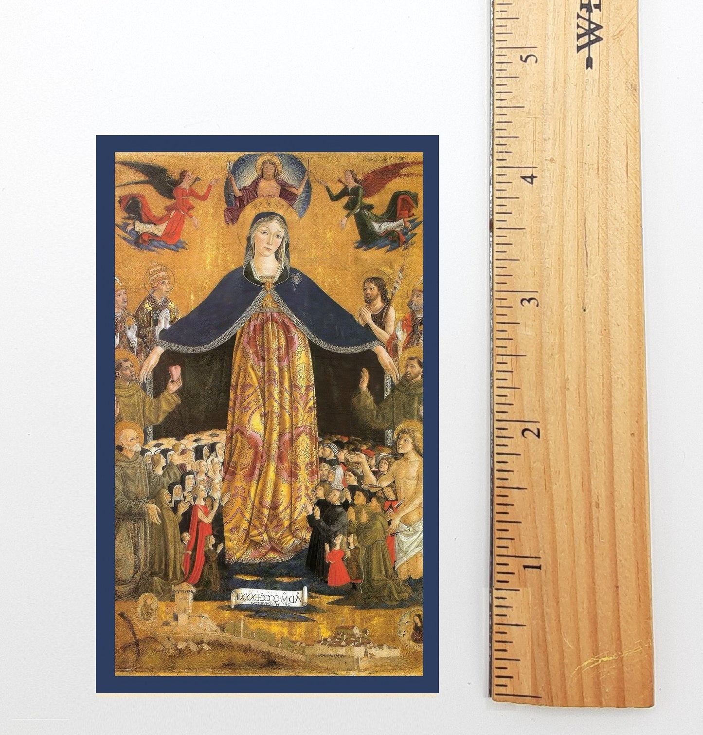 New! Memorare – Madonna della Misericordia – by Bartolomeo Caporali – Holy Card / Prayer Card – pack of 10/100/1000