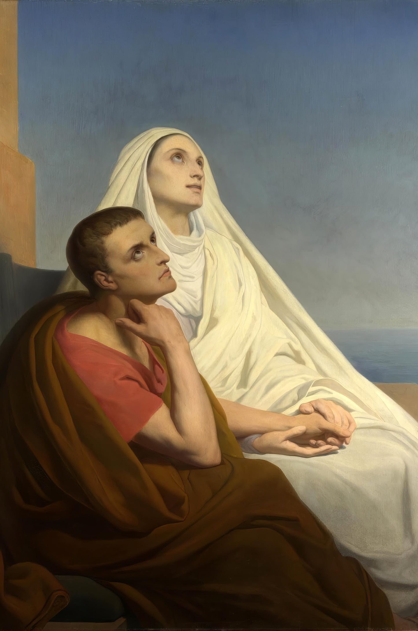 Holy Card – St Monica – Prayer for Wayward Children – pack of 10/100/1000 – Restored Vintage Holy Card