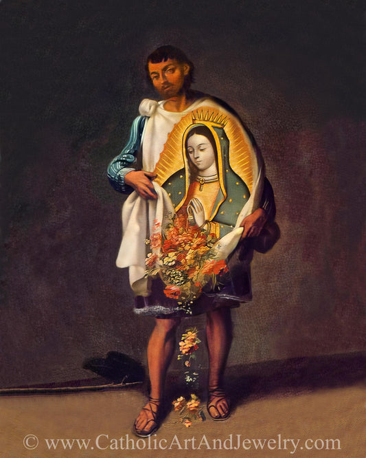 Juan Diego – by José de Ibarra – Catholic Art Print – Archival Quality