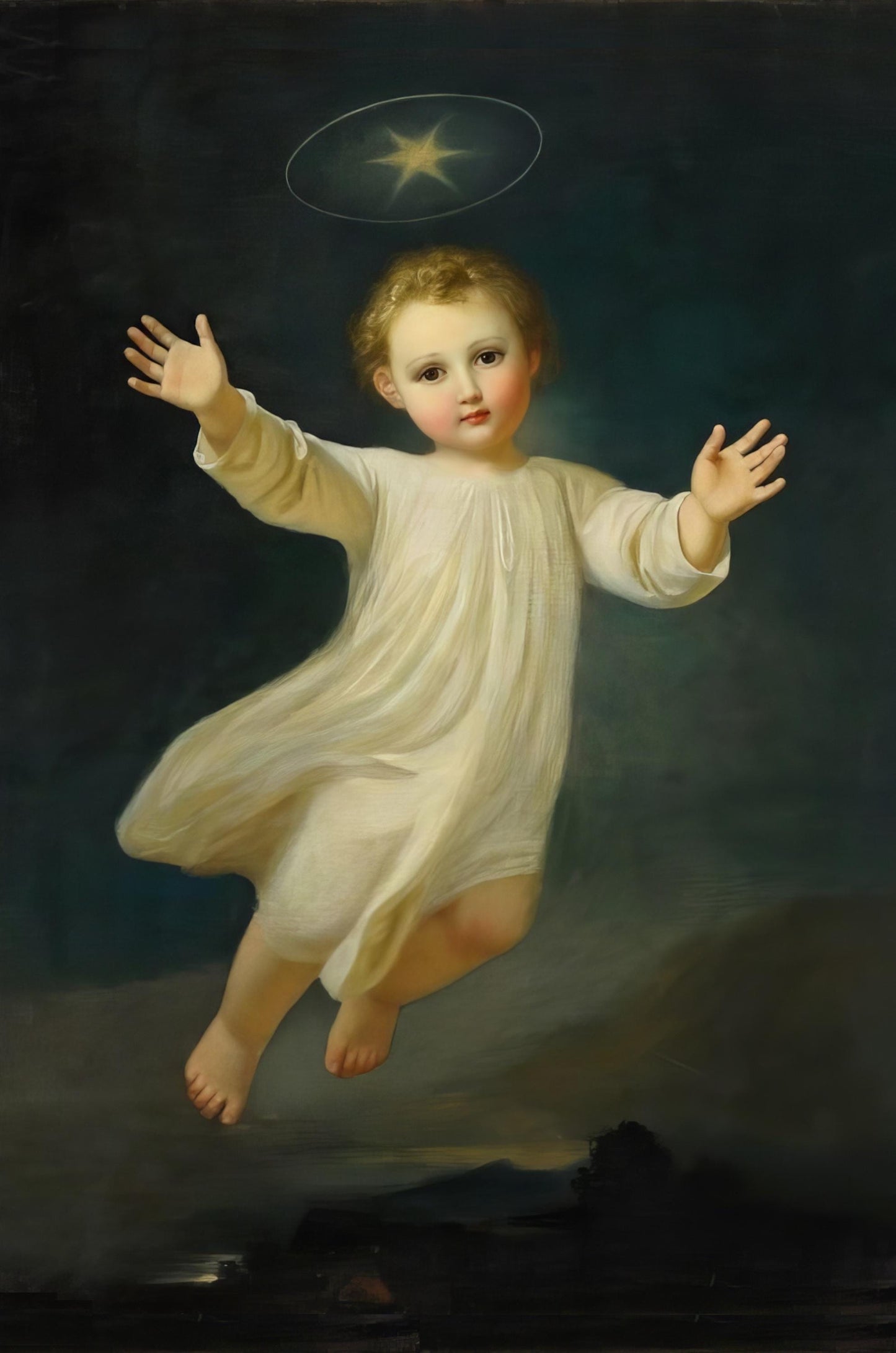 Christmas Holy Card #13 – The Christ Child – pack of 10/100/1000 – Stocking Stuffer – Christ in Christmas! – Restored Vintage Card