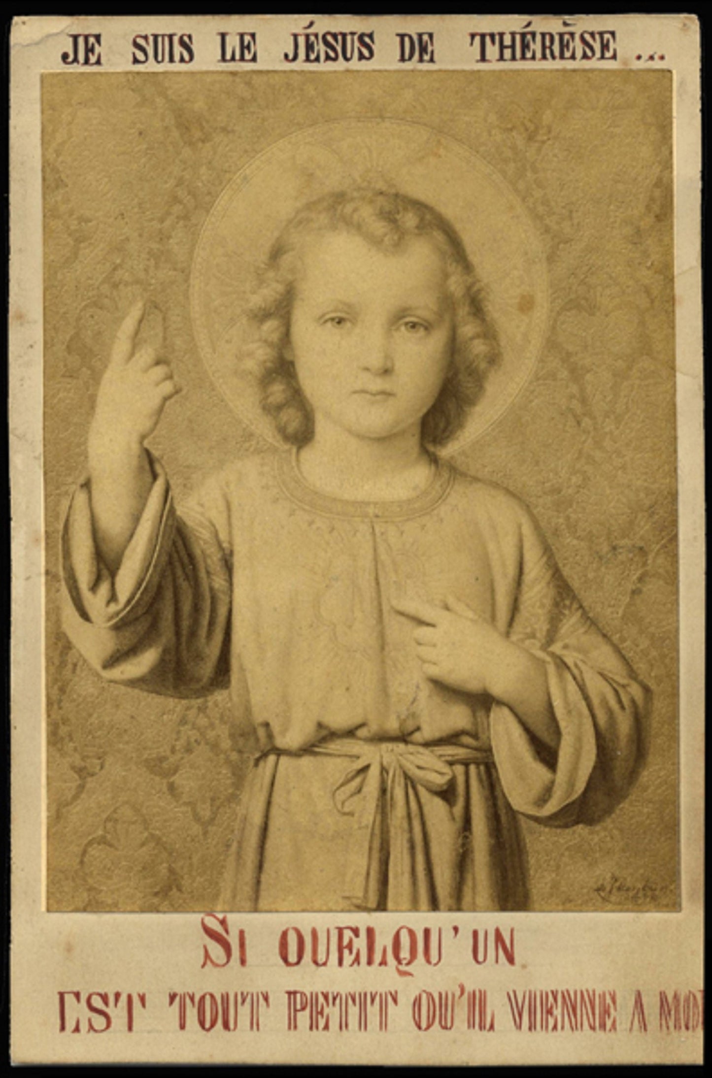 St. Therese of the Child Jesus and the Holy Face – Exclusive Photo Restoration!