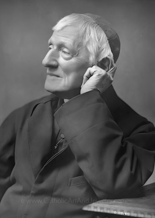 St. John Henry Newman – Exclusive Photo Restoration – Catholic Art Print – Archival Quality