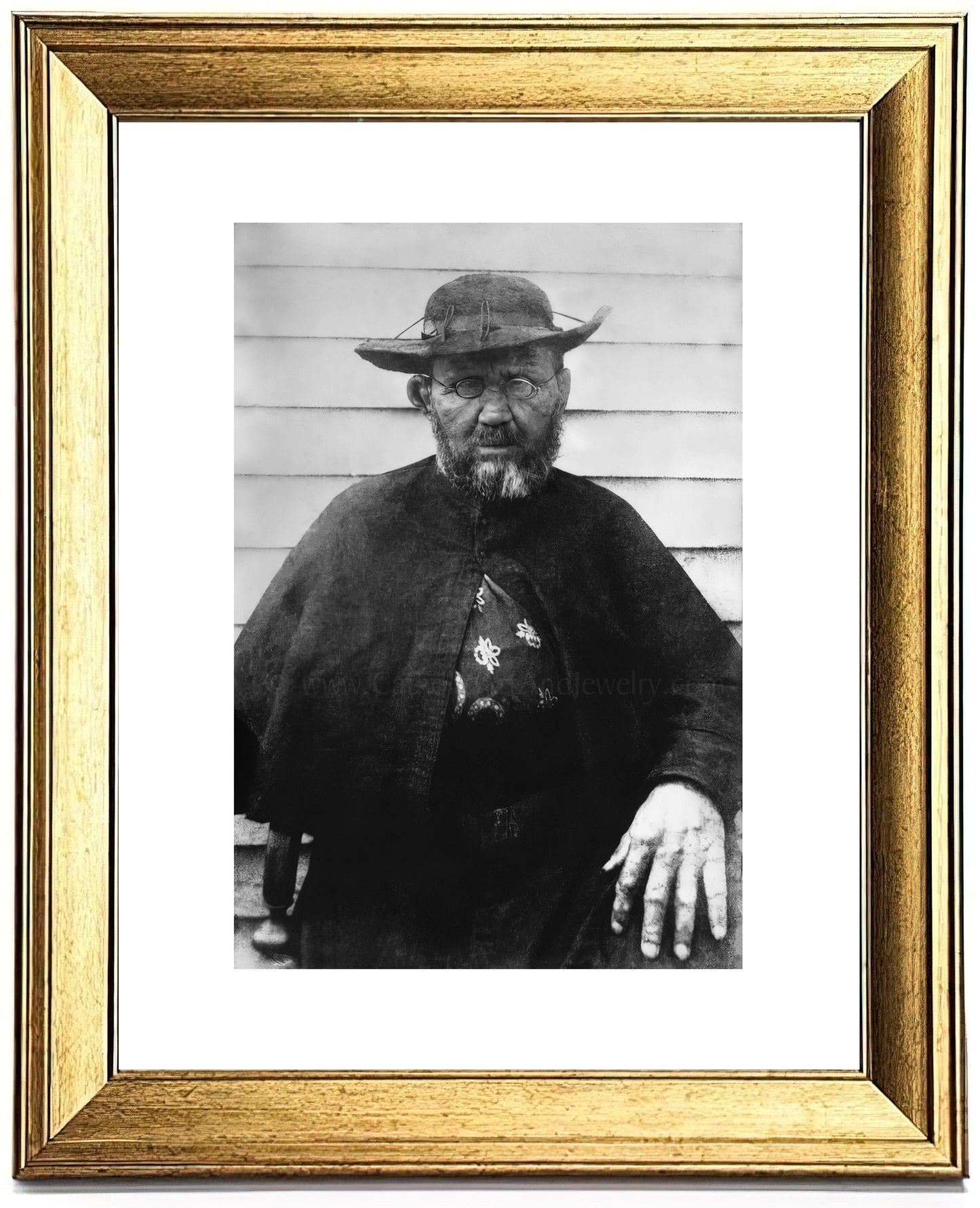 St. Damien of Molokai – Restored Photograph – 3 sizes – Catholic Art Print