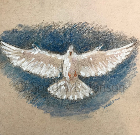 Holy Spirit Dove - Sondra Jonson Catholic Art Print