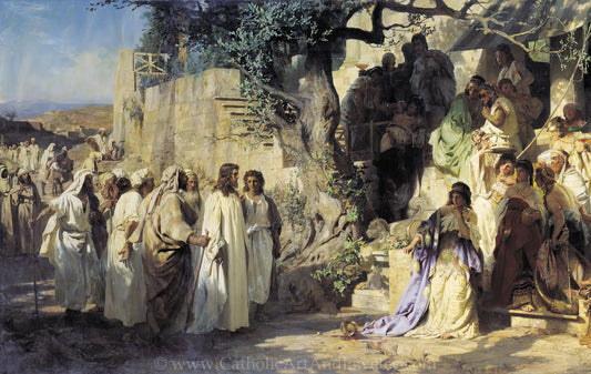 Christ and Sinner – Mary Magdalene – Henryk Siemiradzki – Catholic Art Print