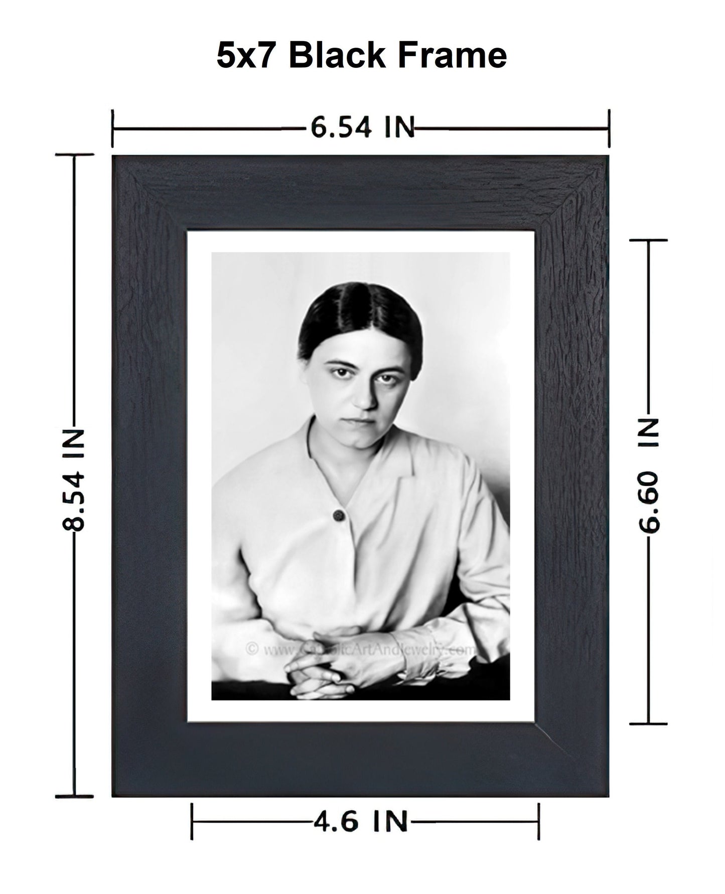 St. Edith Stein – Restored Photograph – 3 sizes – Saint Teresa Benedicta of the Cross – Catholic Art Print