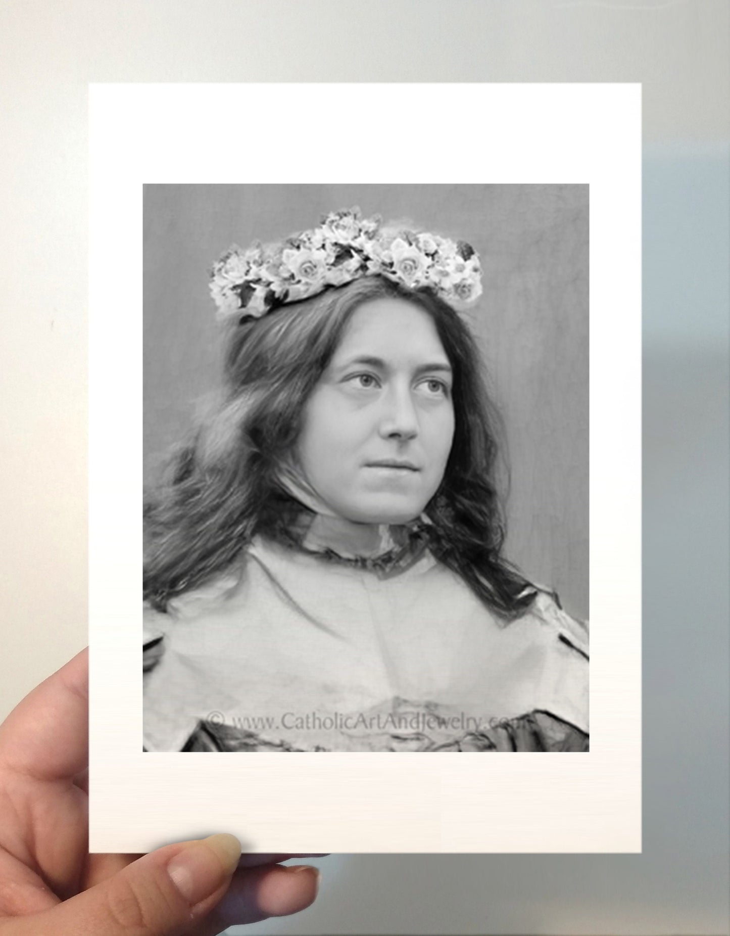 St. Therese – Crown of Roses – Exclusive Photo Restoration!