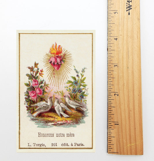 Honor Our Mother Holy Cards – pack of 10/100/1000 – Restored Vintage Holy Card