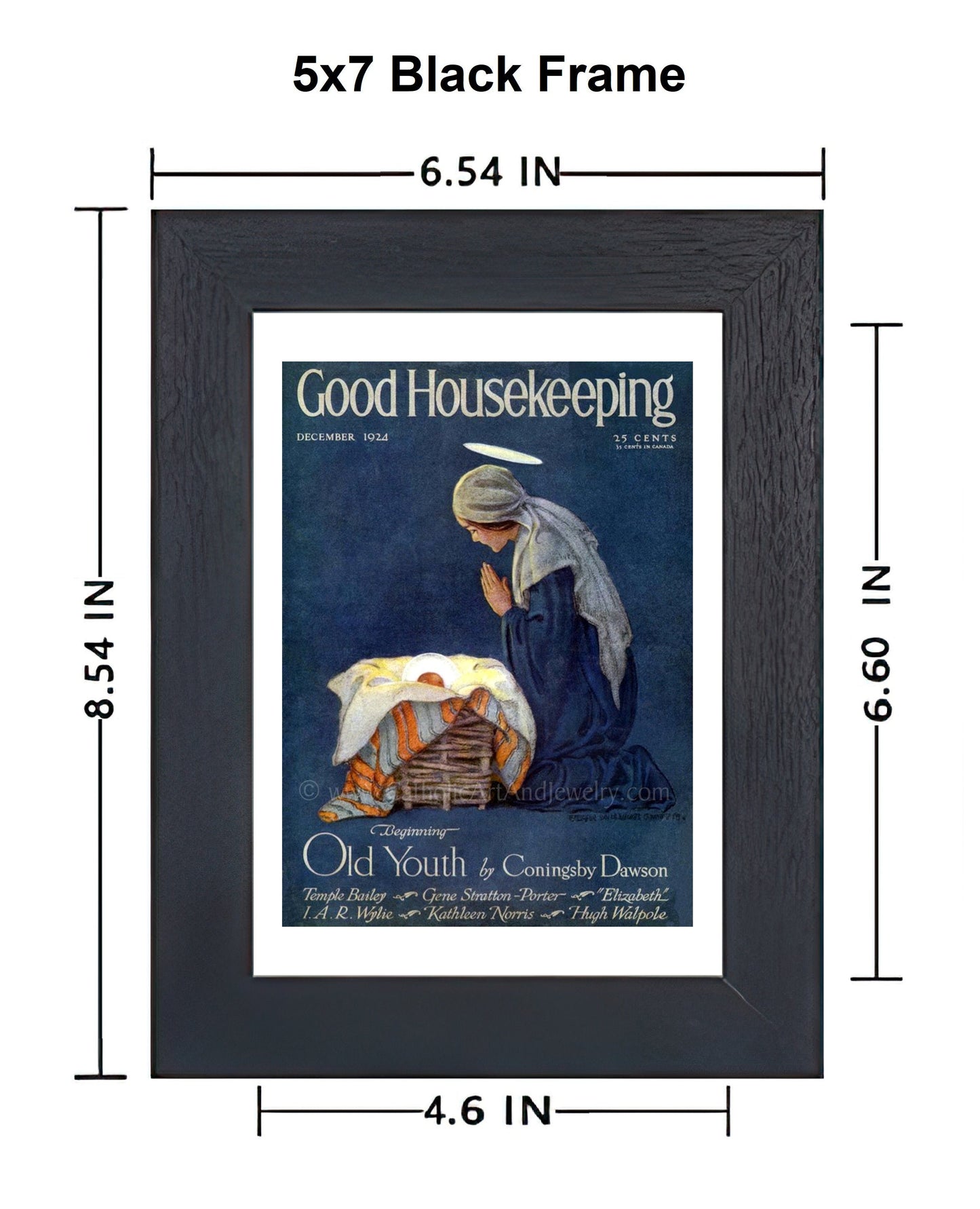 Madonna and Child – Jessie Willcox Smith – Good Housekeeping, December 1924 – Catholic Art Print – Archival Quality