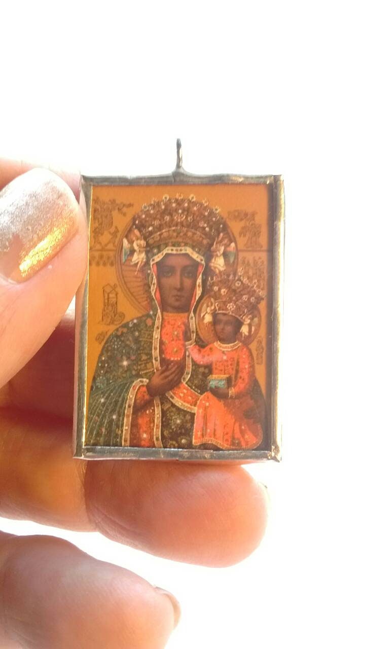 Our Lady of Czestokowa Polish Black Madonna Medal