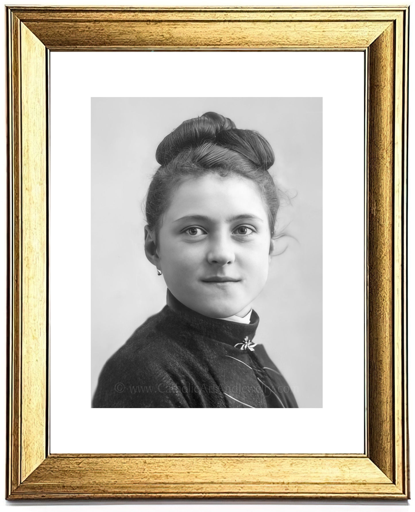 St. Therese – Exclusive Restoration! – Vivid Photo – Saint Theresa Age 15– Catholic Gift