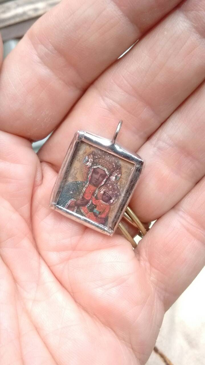 Our Lady of Czestokowa Polish Black Madonna Medal