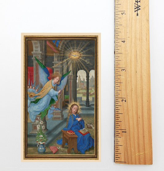 Angelus Prayer Card – The Annunciation – by Simon Bening – pack of 10/100/1000