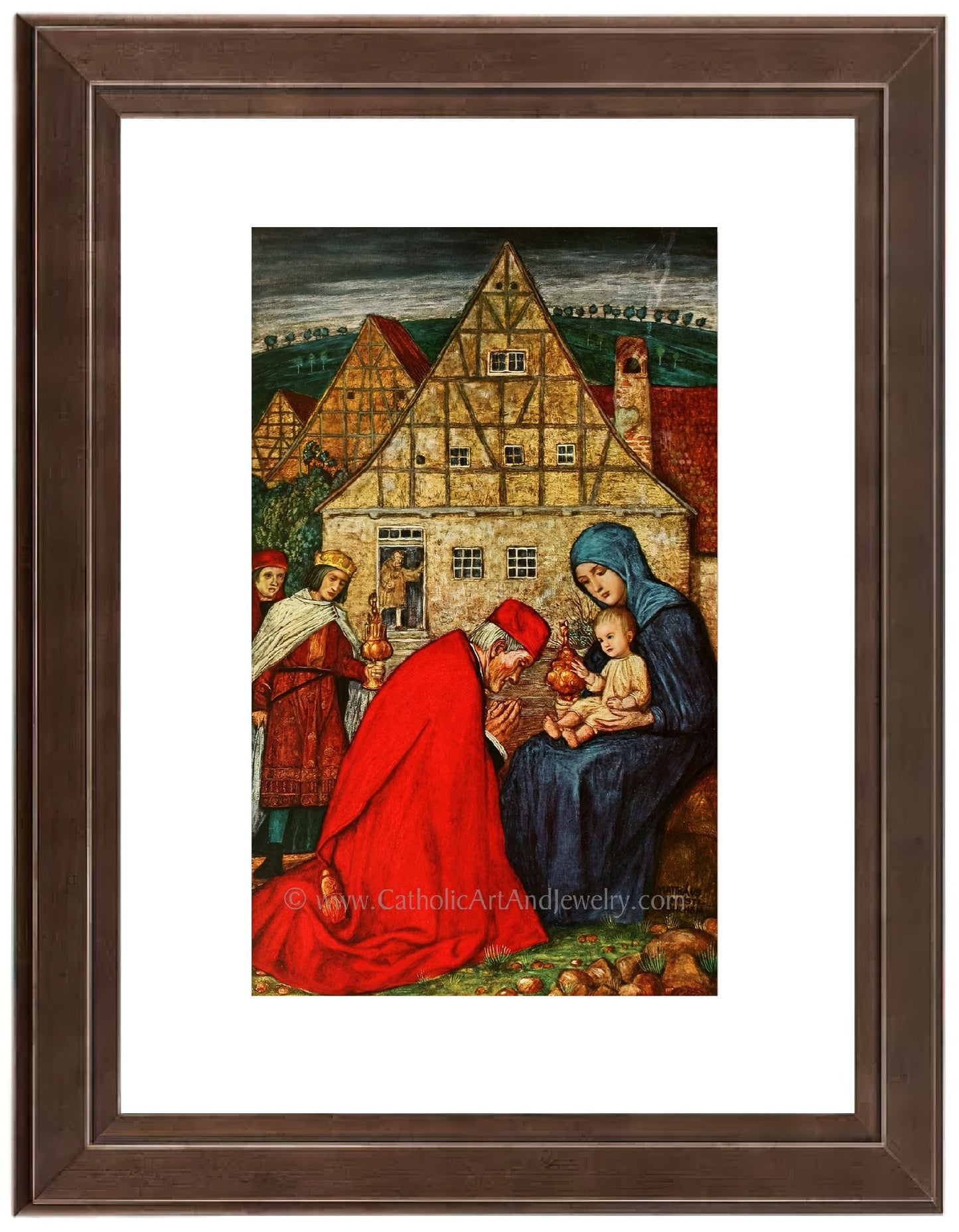 The Adoration of the Magi – by Matthias Schiessl – 4 Sizes – Catholic Art Print – Archival Quality
