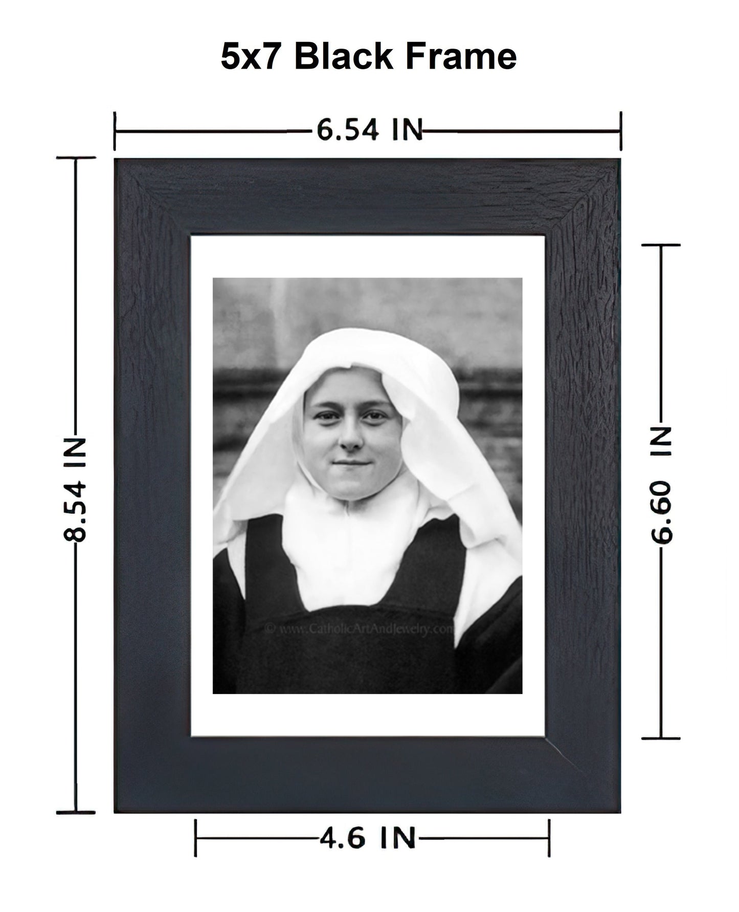 St. Therese – Exclusive Restoration! – Vivid Photo – Saint Theresa Novice– Catholic Gift