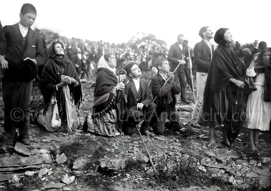 Fatima Miracle of the Sun – Exclusive Photo Restoration – Catholic Art Print – Catholic Gift