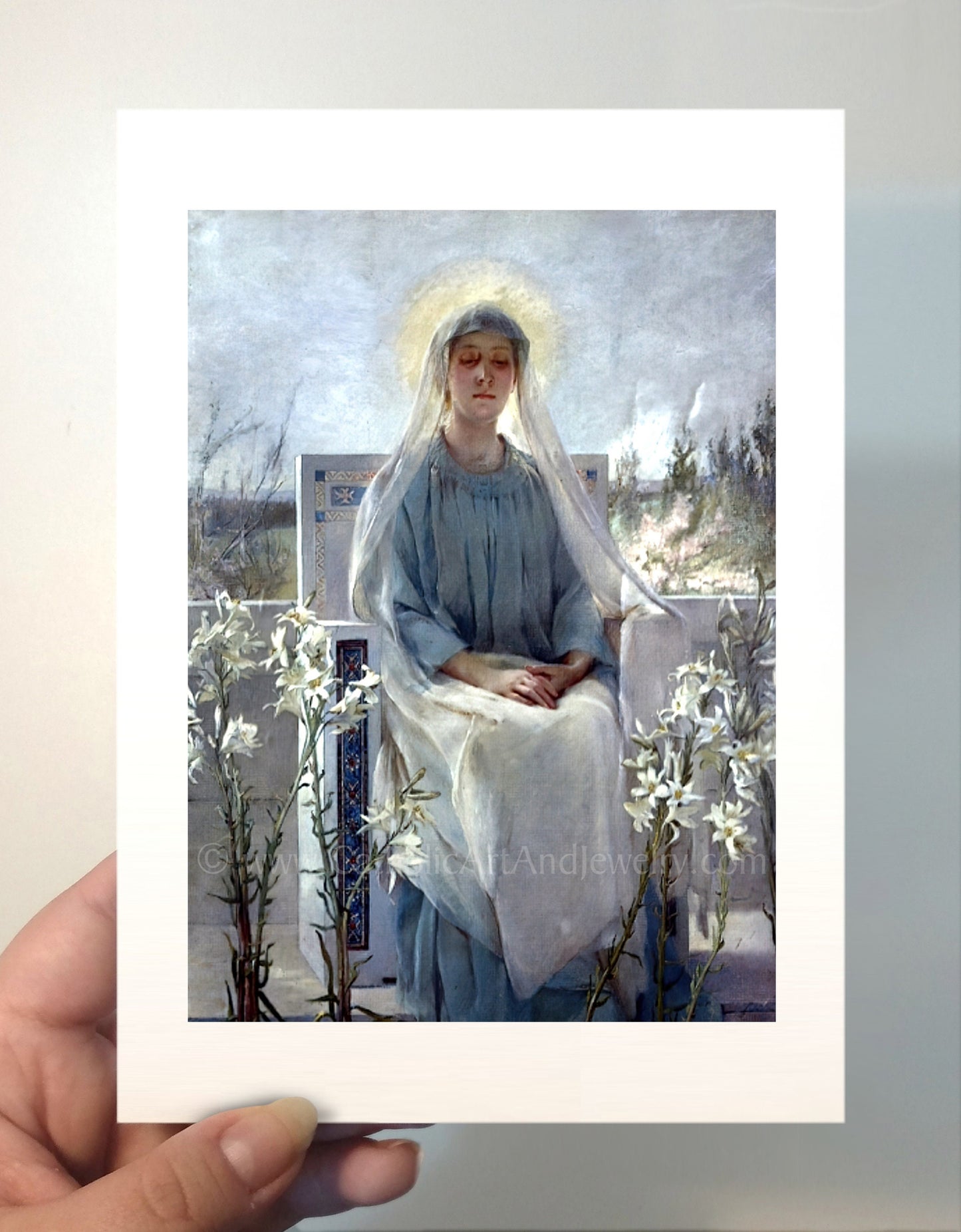 Meditation of The Holy Virgin (1889) bySarah Paxton Ball Dodson