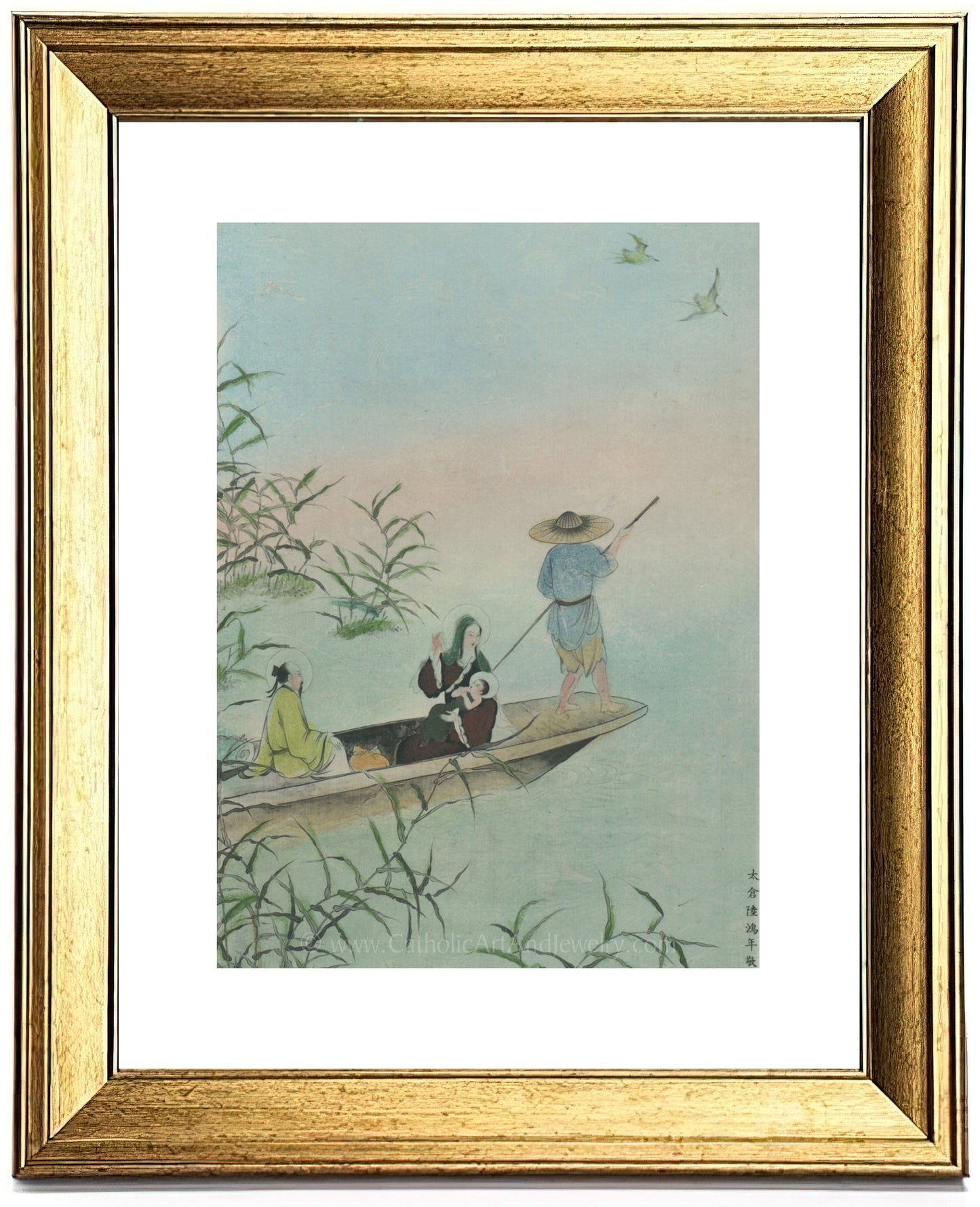 Flight into Egypt – Chinese Catholic Art Print