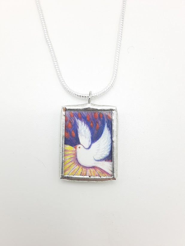 Holy Spirit Dove Pendant