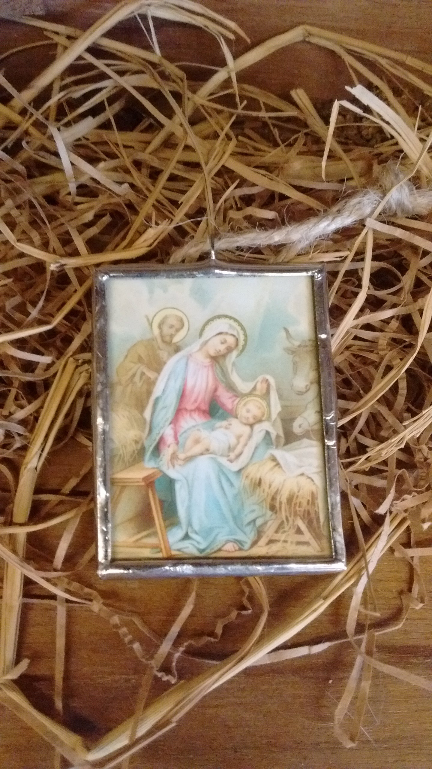 Victorian Nativity Christmas Ornament