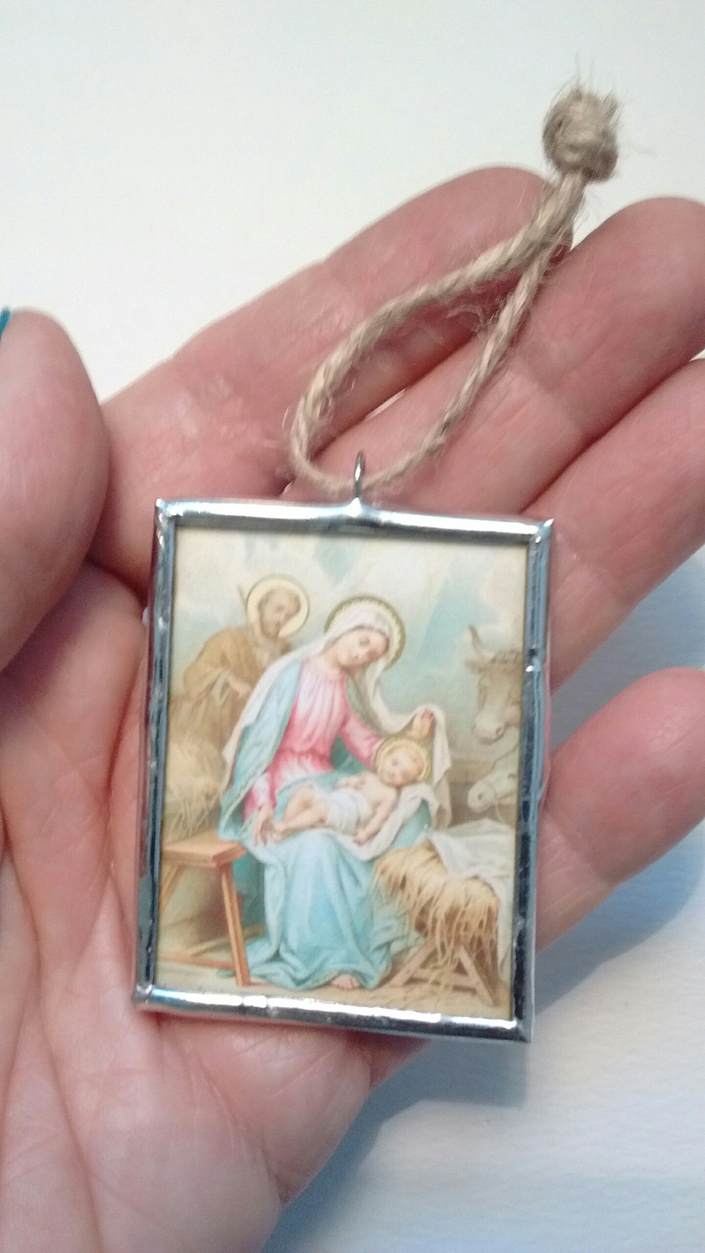 Victorian Nativity Christmas Ornament