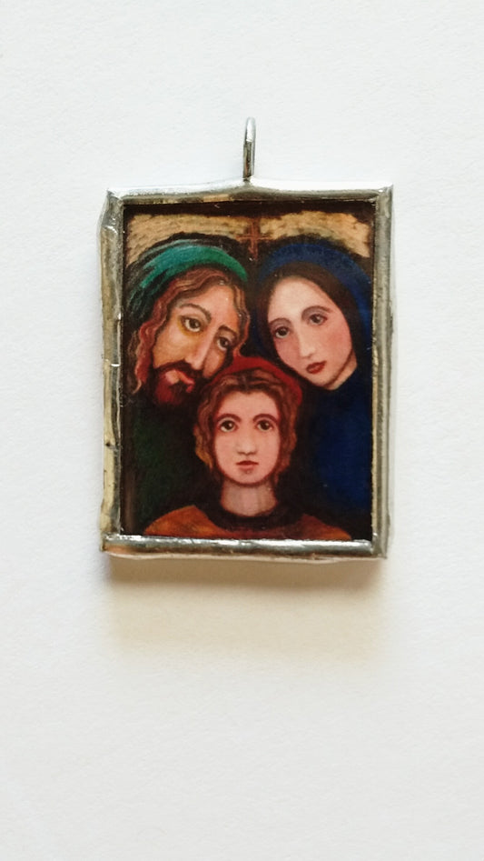 Holy Family Pendant Medal