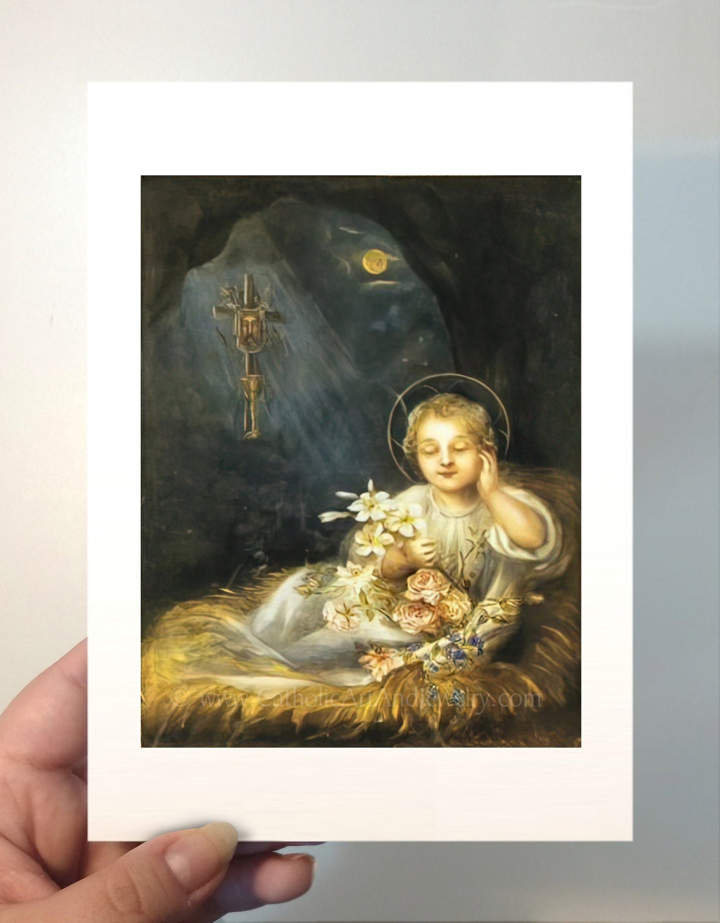 St Therese's Dream of the Child Jesus – Painting by St Therese of Lisieux – 3 sizes – Catholic Art Print