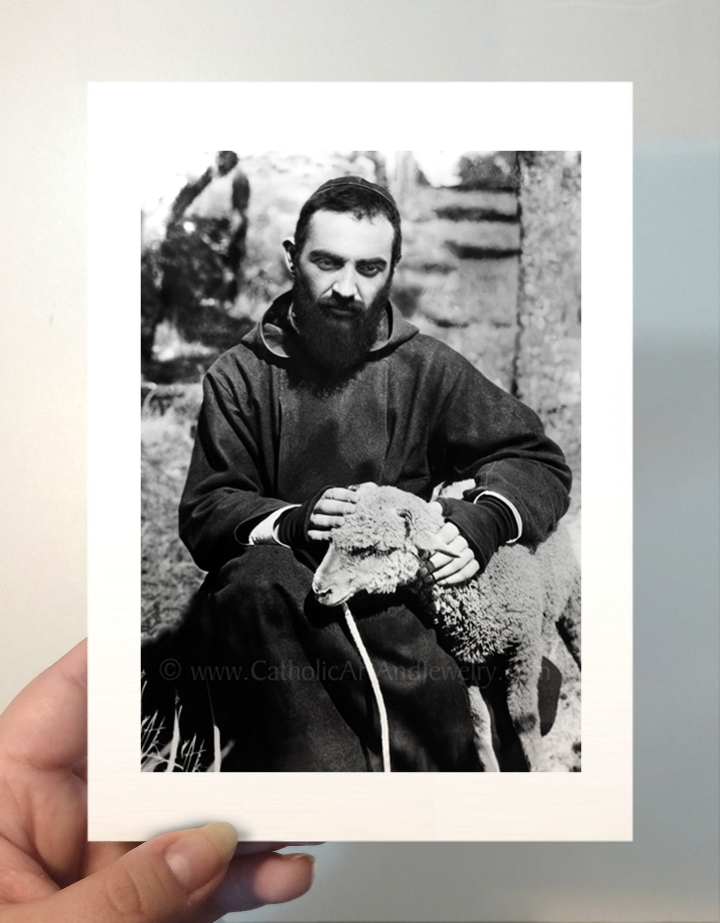 St. Padre Pio – Exclusive Photo Restoration – 3 sizes – Catholic Art Print – Archival Quality