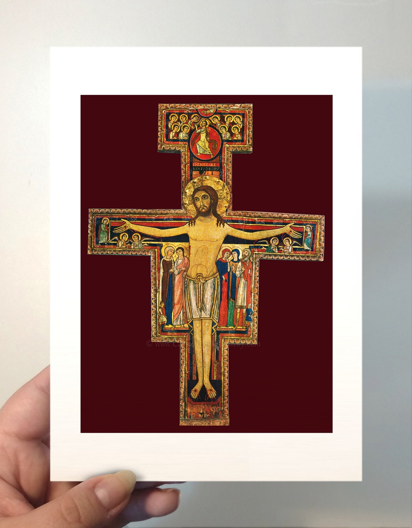 San Damiano Cross – Franciscan Cross – Crucifixion – 4 sizes – Catholic Gift