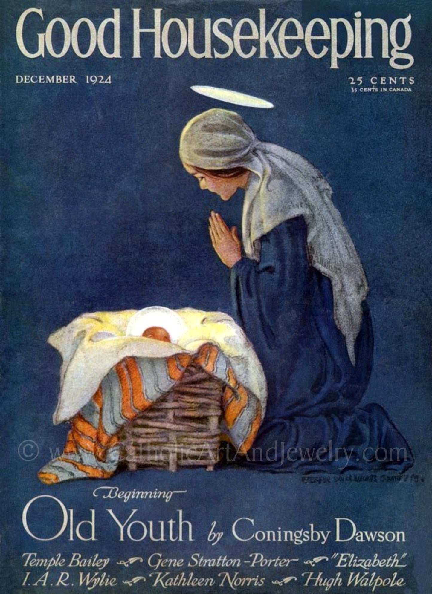 Madonna and Child – Jessie Willcox Smith – Good Housekeeping, December 1924 – Catholic Art Print – Archival Quality