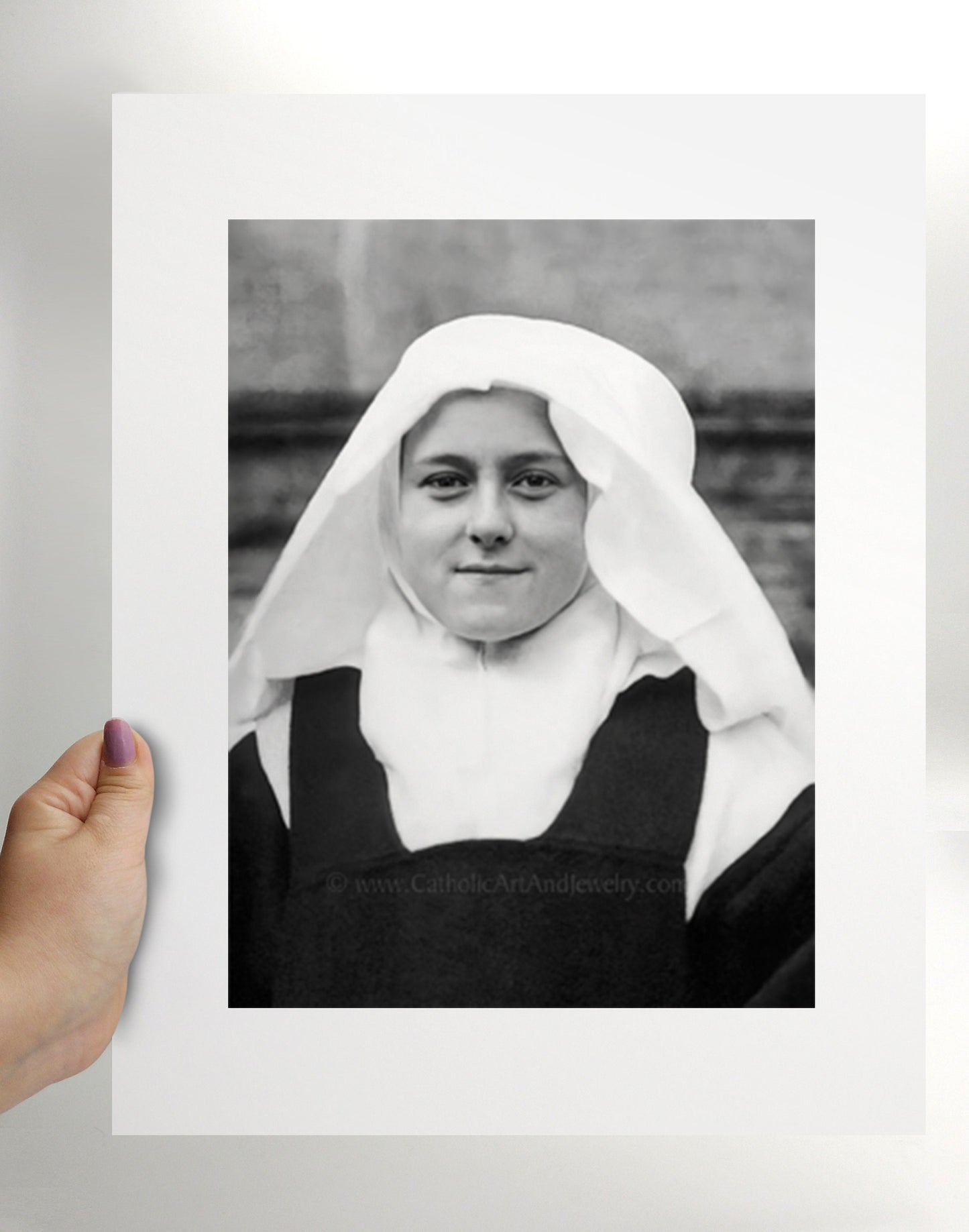 St. Therese – Exclusive Restoration! – Vivid Photo – Saint Theresa Novice– Catholic Gift