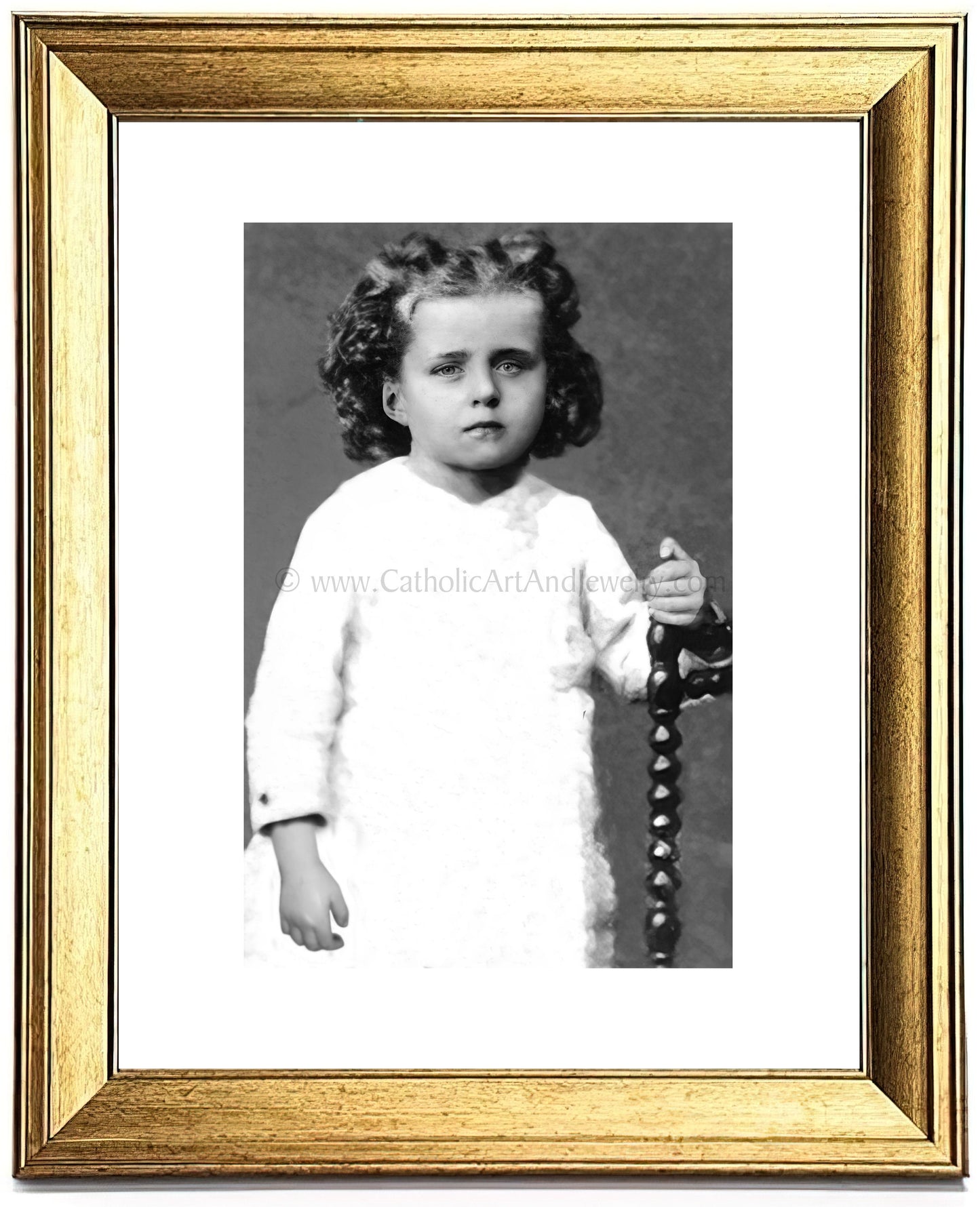 St Therese–L'enfant Age 3 – Exclusive Photo Restoration!
