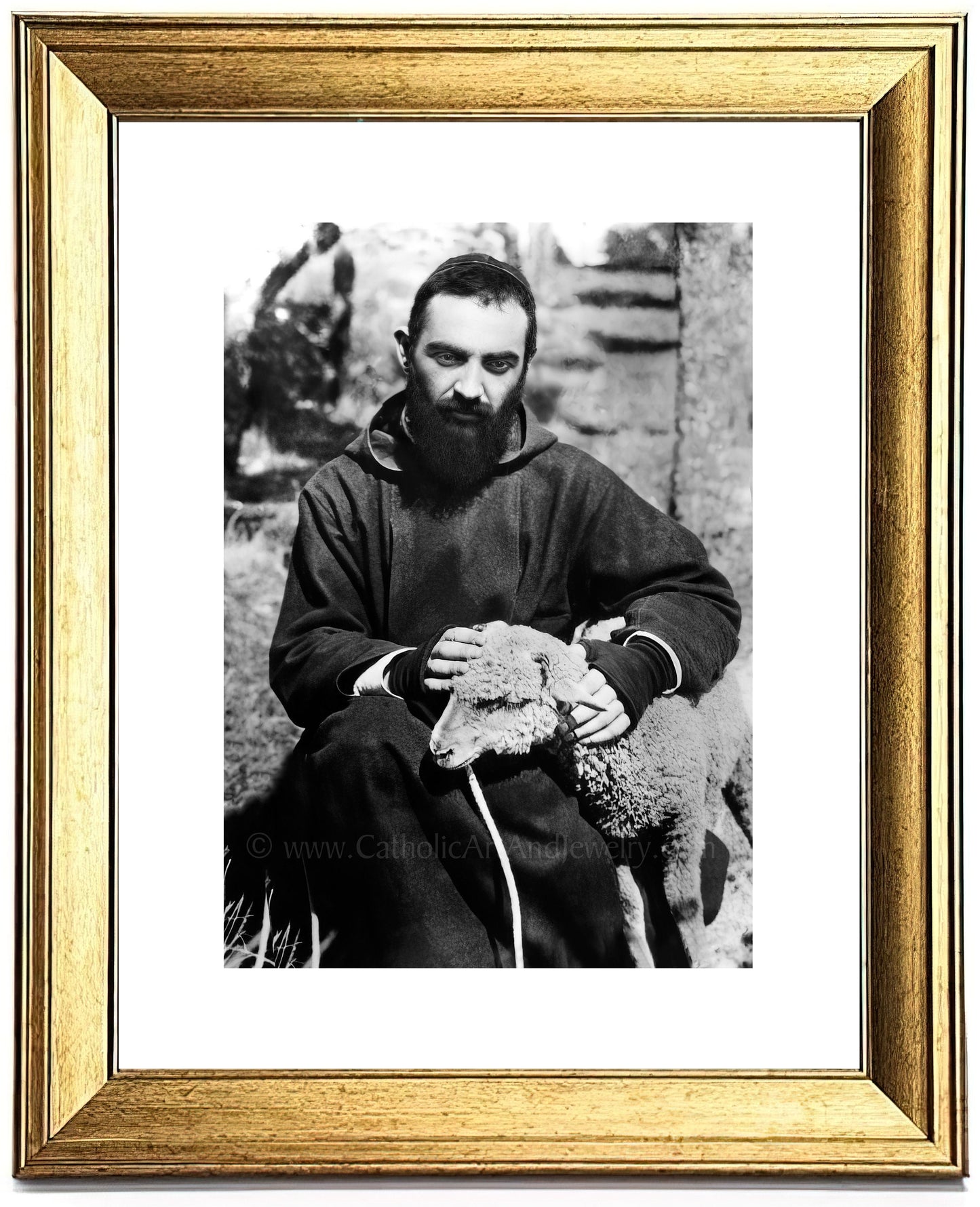 St. Padre Pio – Exclusive Photo Restoration – 3 sizes – Catholic Art Print – Archival Quality