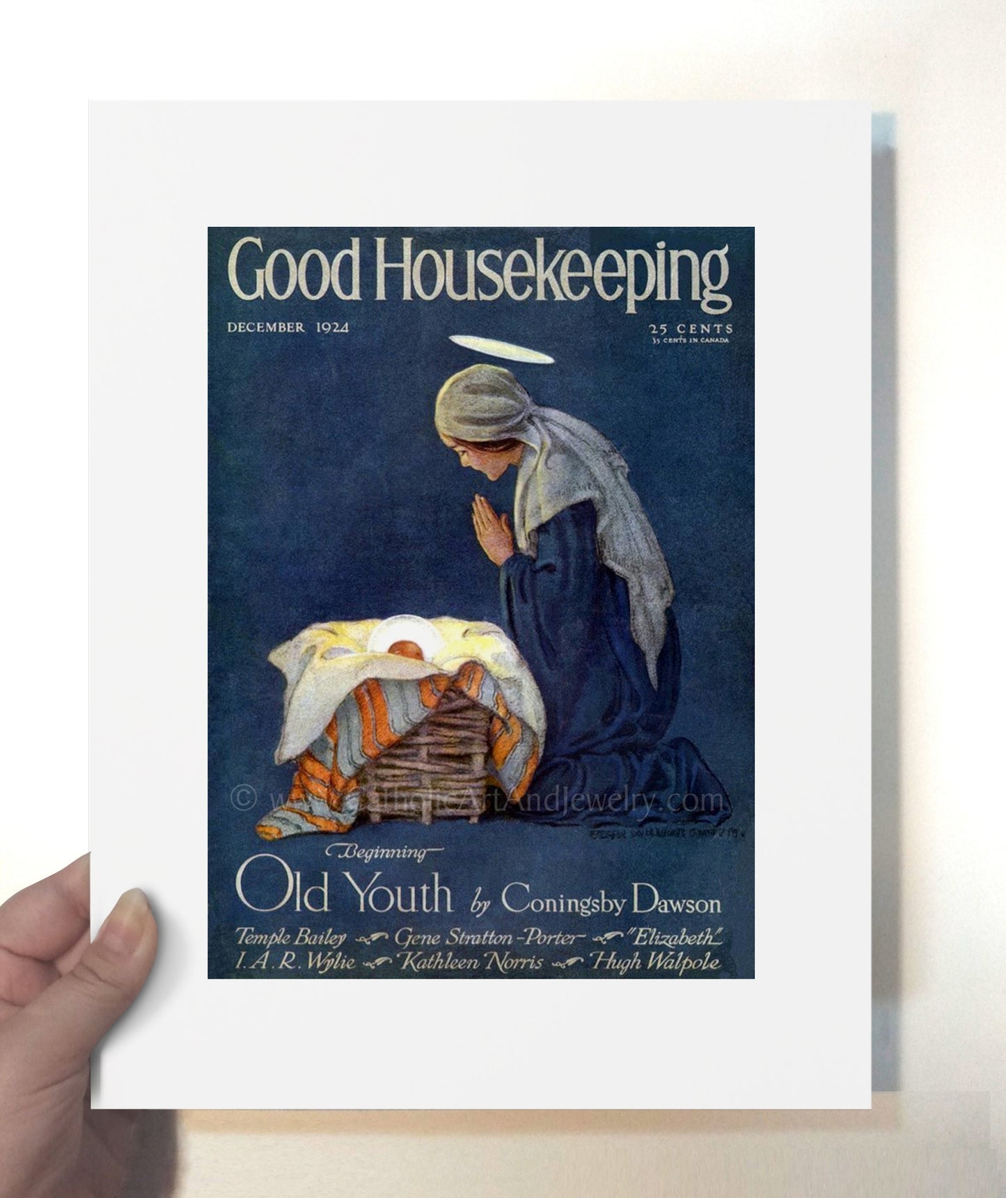 Madonna and Child – Jessie Willcox Smith – Good Housekeeping, December 1924 – Catholic Art Print – Archival Quality