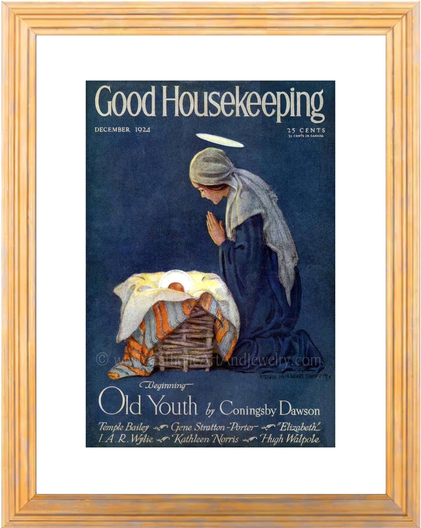 Madonna and Child – Jessie Willcox Smith – Good Housekeeping, December 1924 – Catholic Art Print – Archival Quality