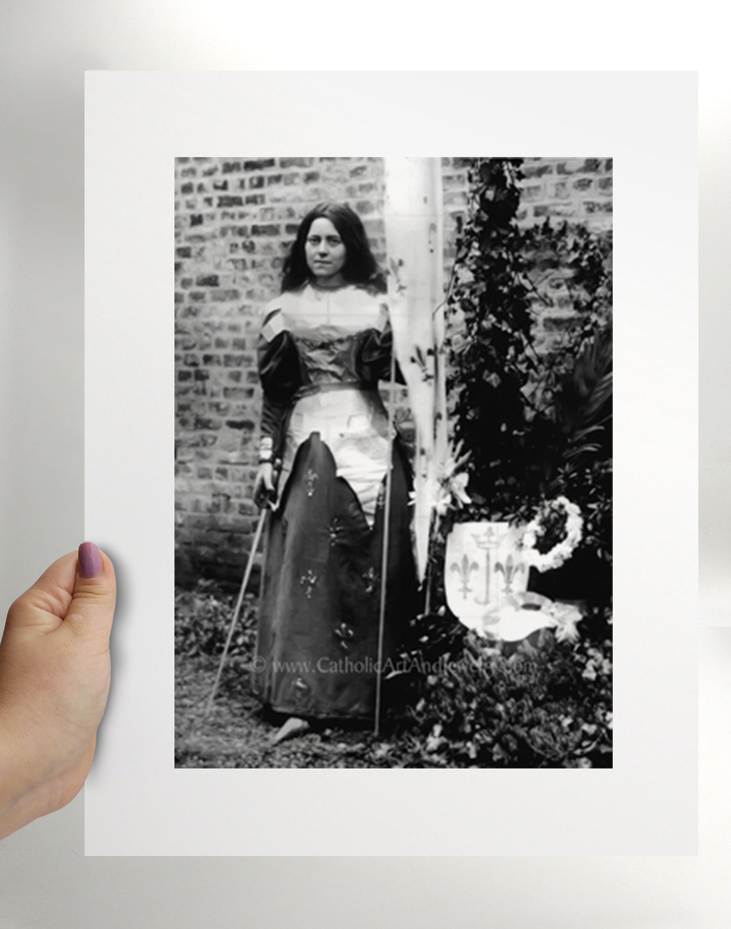 St Therese–Prayer Warrior – Exclusive Photo Restoration!