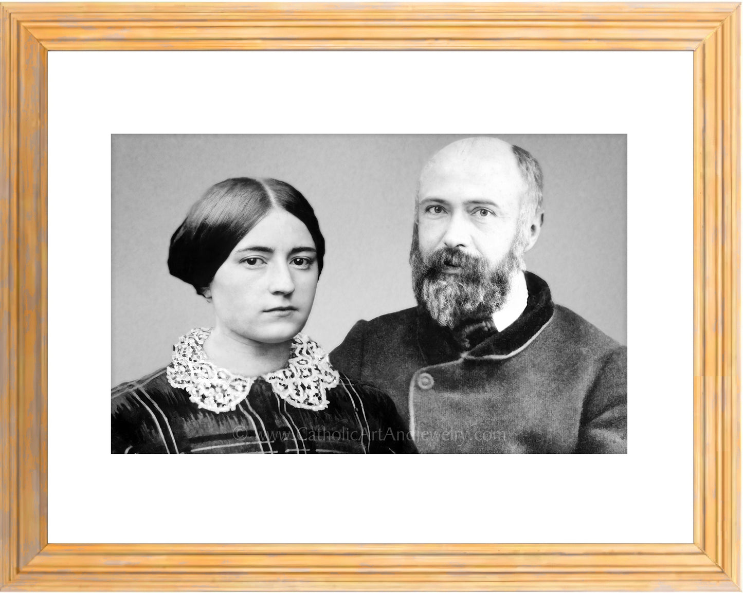 Saints Zélie and Louis Martin – Exclusive Restored Photo – Catholic Gift
