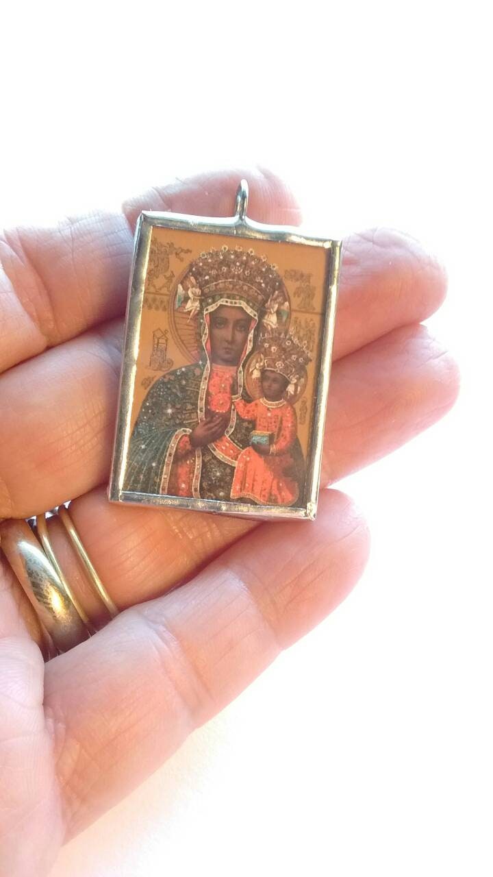 Our Lady of Czestokowa Polish Black Madonna Medal
