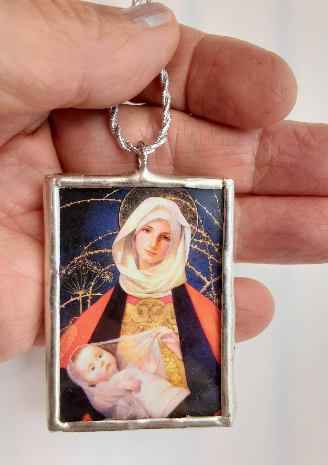 Madonna and Child – by Marianne Stokes – Ornament