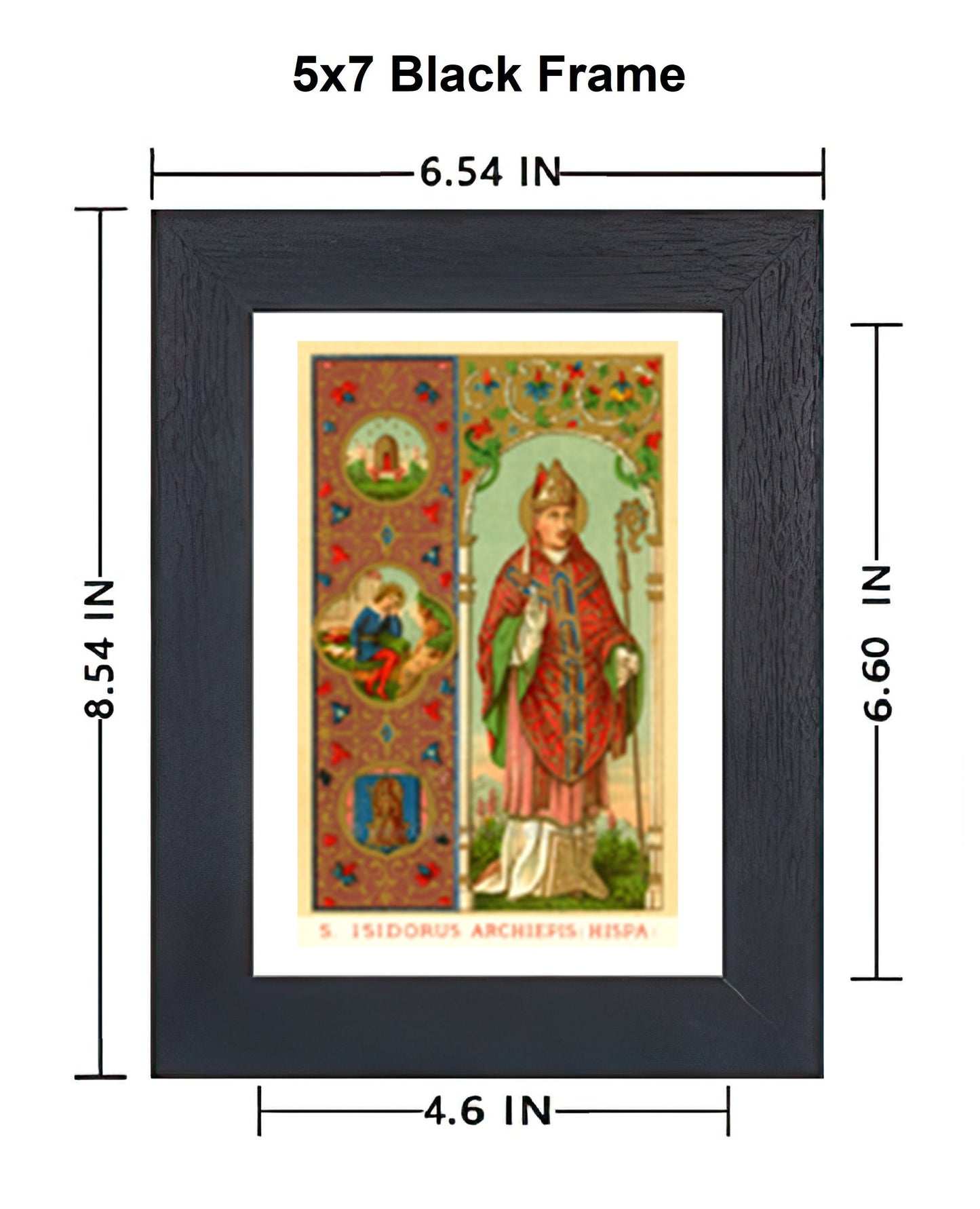 St. Isidore of Seville – Patron Saint of the Internet – Catholic Art Print – Archival Quality