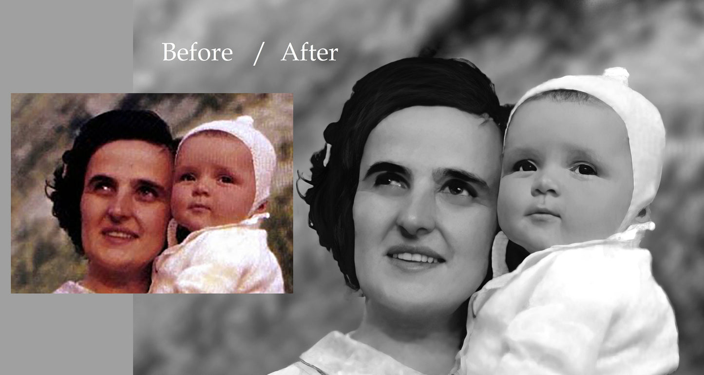 St. Gianna Molla – Exclusive Photo Restoration – Catholic Art Print – Catholic Gift