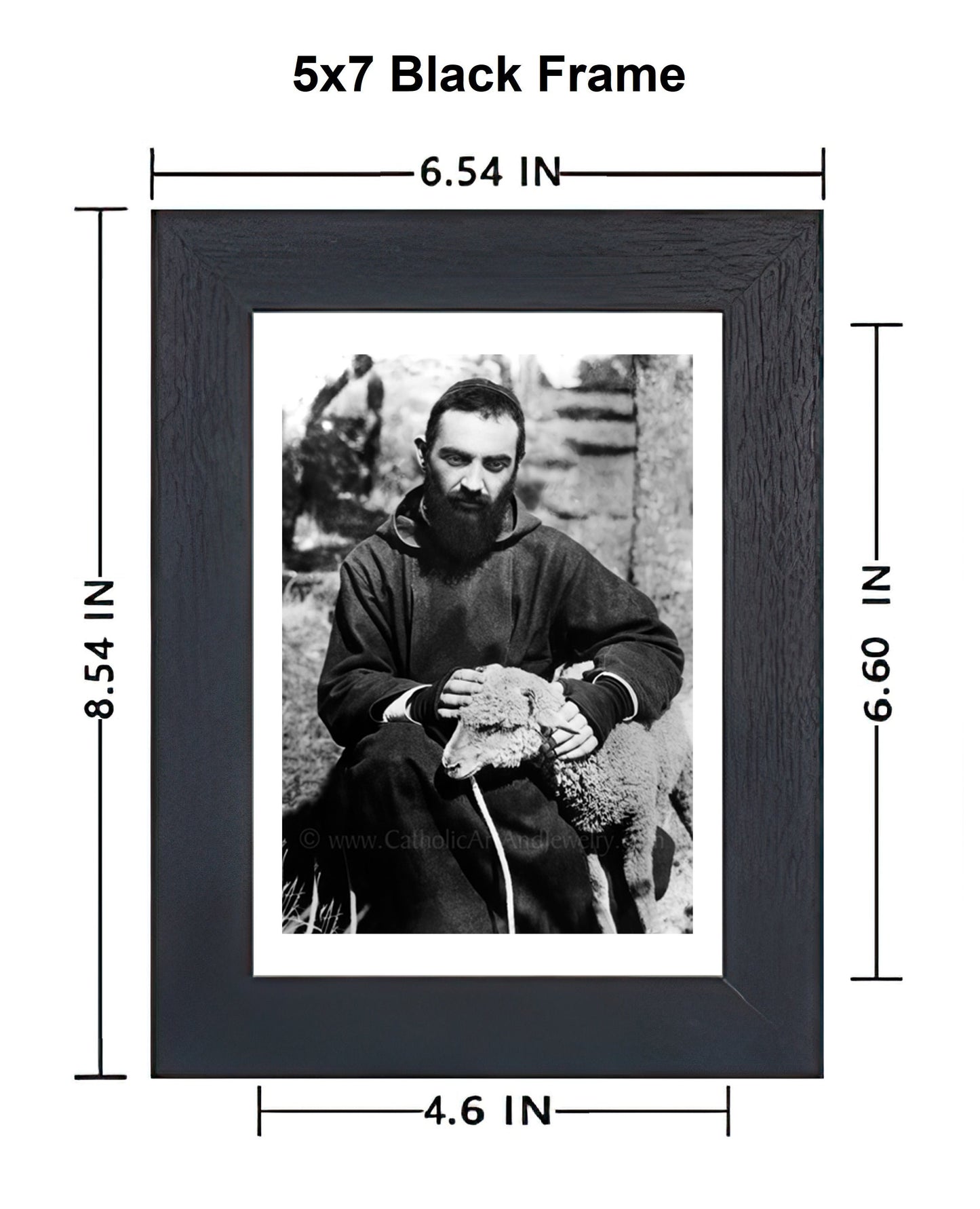 St. Padre Pio – Exclusive Photo Restoration – 3 sizes – Catholic Art Print – Archival Quality