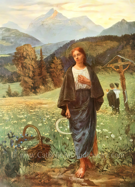 St. Notburga – Beautiful Catholic Art – Archival Quality