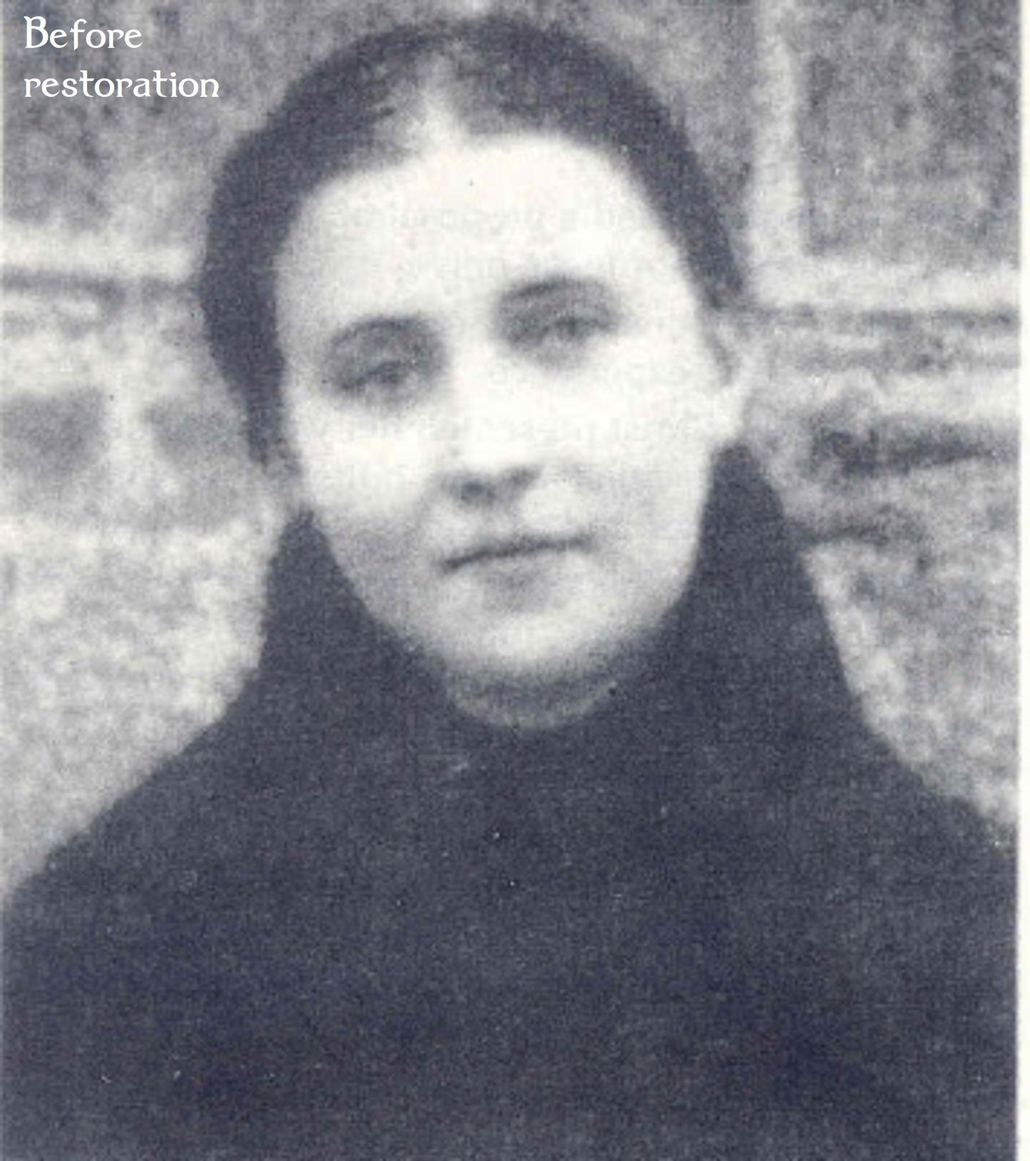 St. Gemma–Vivid Restoration! – Exclusive Photo Restoration – Younger Gemma – 3 Sizes – "Daughter of the Passion of Christ"